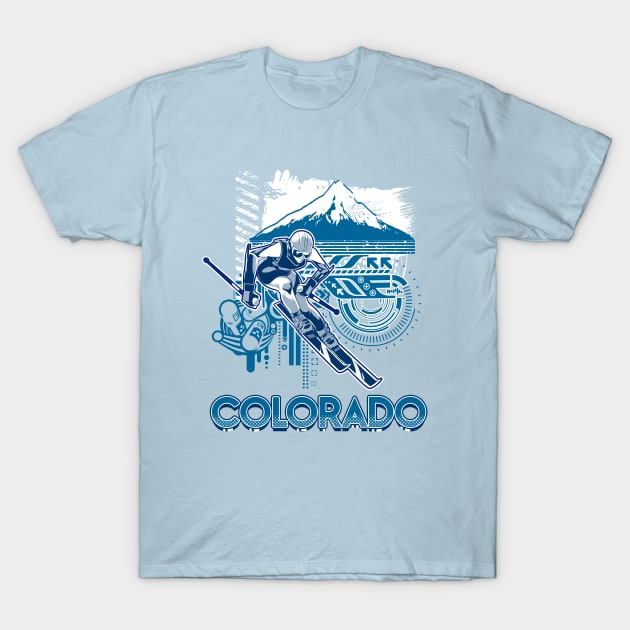 Colorado Ski T-Shirt by Styleuniversal